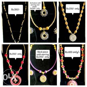 Thread jewellry available in all colours and