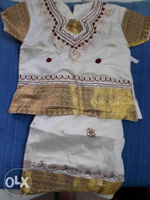 Traditional temple dress for 1- 3 year old girl