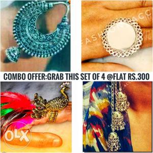Trendy Jewellery Combo offer..No bargaining#fixed