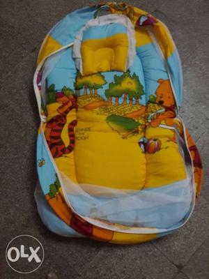 Unused brand new baby bed with pillow