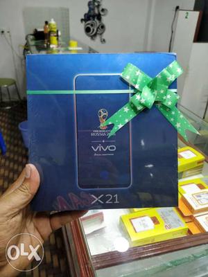Vivo x21 sealed box one year warranty, 6gb ram