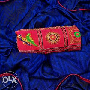 Yellow And Red Leather Wallet