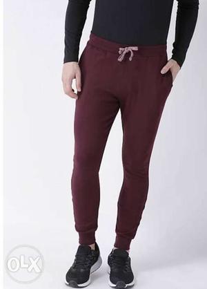 Young Trendz 100%cotton maroon track pants.2