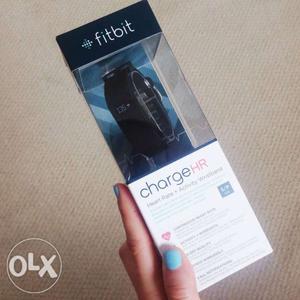Black Fitbit Charge HR Box
