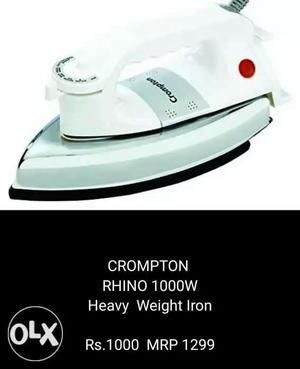 Crompton Heavy Weight Iron Only  Mrp 