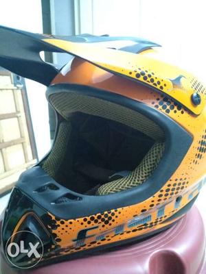 Fast-Track Orange New Helmet