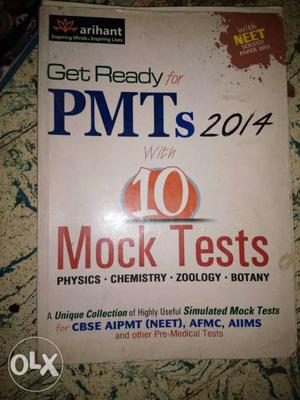 Get Ready For PMTs  Mock Tests Book