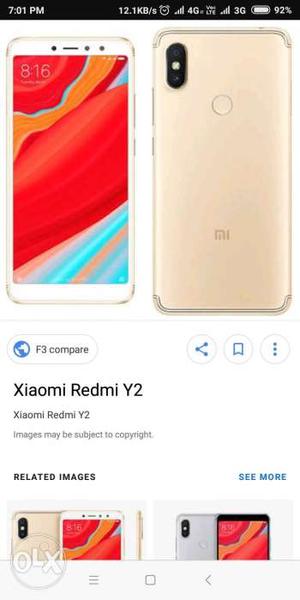 I want to sale my Redmi y2 only 1 month old full