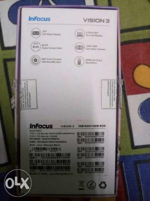 Infocus vision 3. Brand new mobile no use 10 days