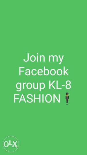 Join My Facebook Group KL-8 Fashion Text