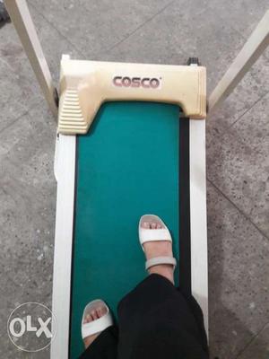 Manual treadmill by Costco company. Good