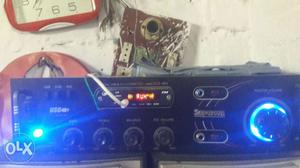 Music systems 12" k 4 speekars 1 amplifier usb card blututh
