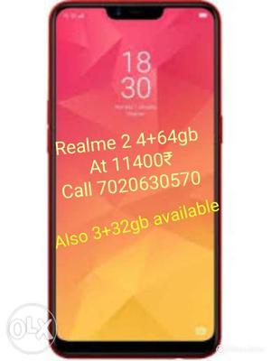 New seal box Realme gb available in