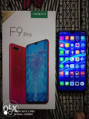 Oppo F9 Pro 10 days old full accessories complete