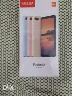 Redmi 6 gold seal packed available now