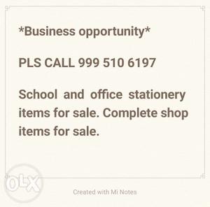 School and office stationery items. Brand new