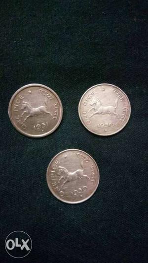 Three Round Coins Copper(3coin ka