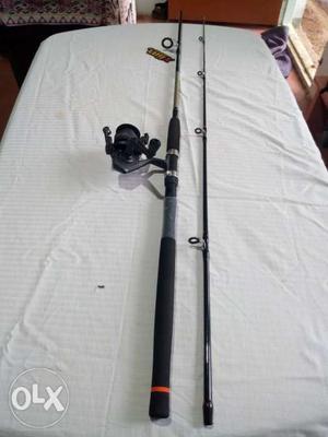 White And Black Fishing Rod