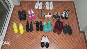 15 shoes all branded selling each for 50 rs only
