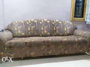 3+2 seater sofa with Sagwan Wooden frame and