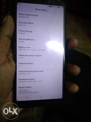 3gb ram 32 GB phone memory 7 month old All