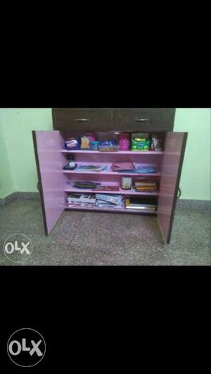 4 layer caninet with two drawers. Can be used as