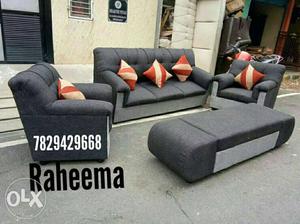 American famous grey jutefab sofa v r a own