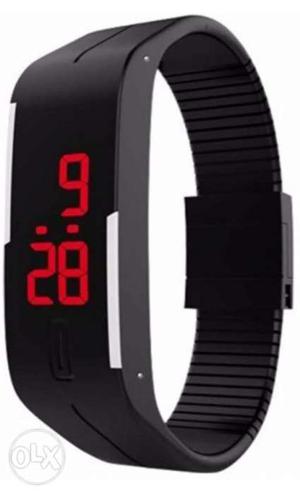 BLACK led digital watch for men. It is fully new.