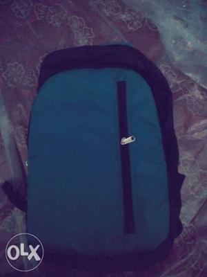 Blue And Black laptop school Bag not used