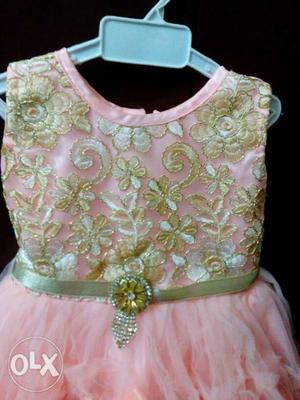 Brand new baby girl party wear frock