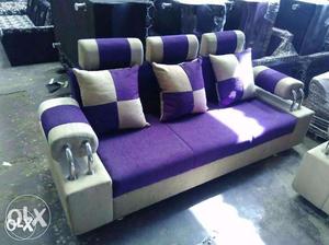 High quality sofa 3 seater with cushion