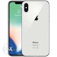 Iphone X white 64gb 4 month old