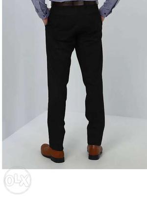 John players black skinny fit trouser..100% cotton