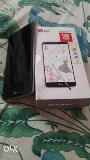 LG styllus 2 box, charger,earphone out of warranty