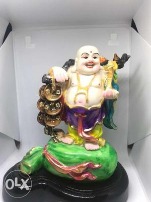Laughing buddha brand new resin material colorful