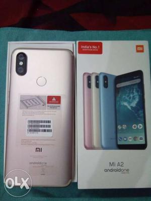 Mi A2 64gb 1 months old good candisan arjent
