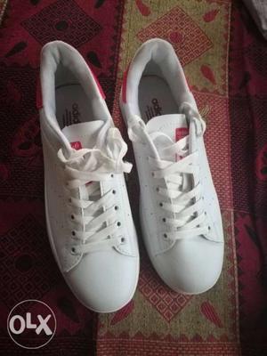 New ADIDAS StanSmith white&rrd Not used argent sale