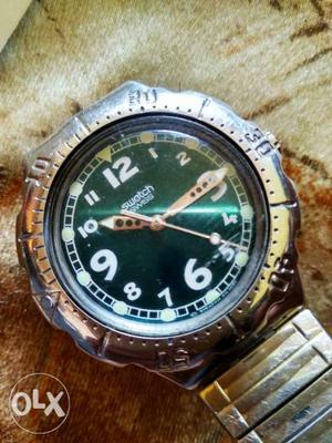 Original swatch swiss wrist watch in mint
