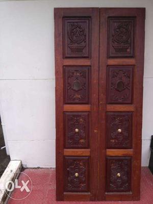 Pooja Door wenga wood