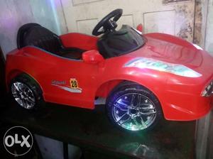 Red Colour Kids Car... Fresh New Piece... With