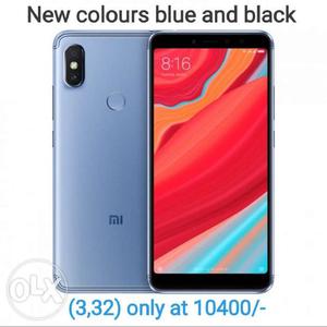 Redmi Y2 seal pack (3,32) new colours- blue and