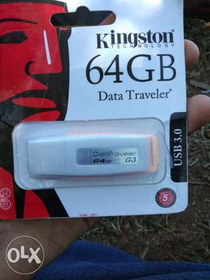 Unopened Kingstone 64GB pen drive data traveler