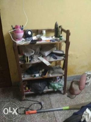 Urgent sell!!! wooden rack, two wooden rack, one