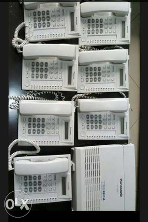 Used Panasonic PABX with 6 key phones for sale