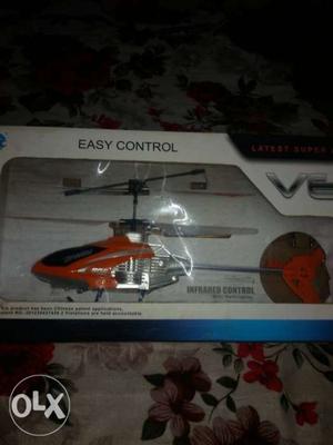 White And Red Helicopter Toy
