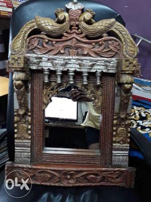 Wooden antique mirror size 3×2