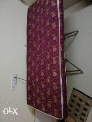 2 Single Cot Sized Mattresses for Sale. Blue and Maroon