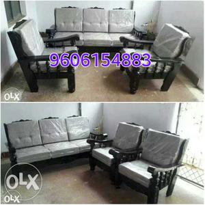 3+1+1 mysore teakwood sofa set direct from the