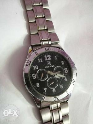 Anchor chronograph big dial watch full working