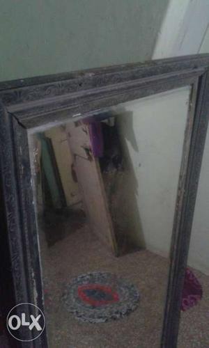 Antique Sheesham wood mirror 55by30 inch